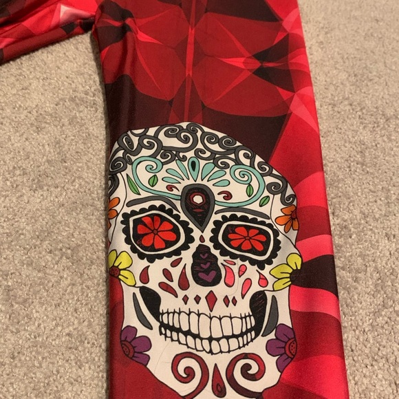 Skull Namastefit yoga pants - Picture 2 of 2